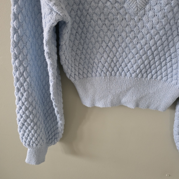 NWT Forever 21 S Y2K Romantic Coquette Girl Dainty Pastel Bobble Knit Sweater - Picture 7 of 13